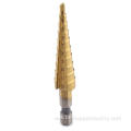 Straight Flute Titanium Step Drill Bit